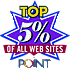 Top 5% of the Web according to Point Communcations