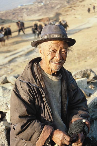 Tibetan man.