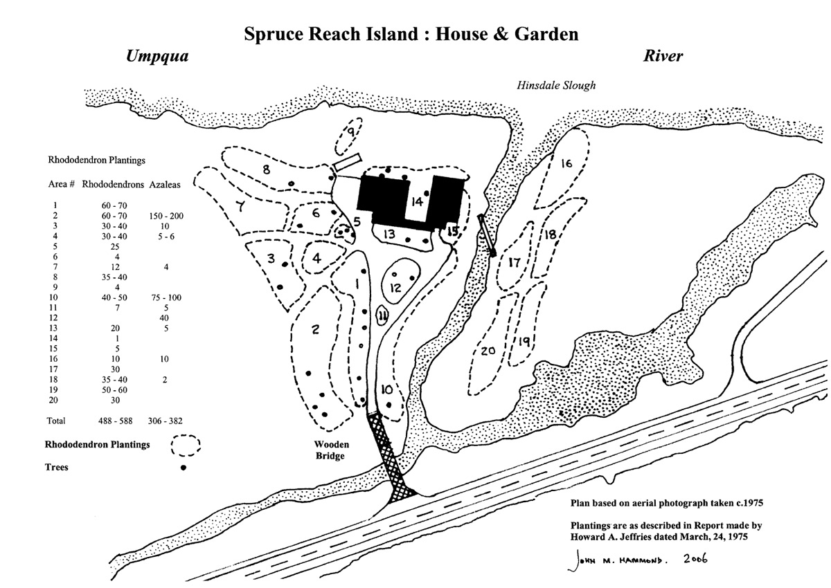 Map of Spruce Reach Home and Garden