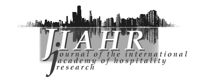 Journal of the International Academy of Hospitality Research logo