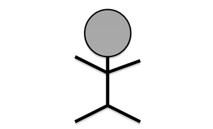 Figure 4: Cartoon Stick Figure. Directions: While you are reading the graphic novel, pay close attention to the literary heroine and add some features, personality traits, and /or characteristics o the below stick figure. Make sure that your decisions are based upon details found in the graphic novel.
