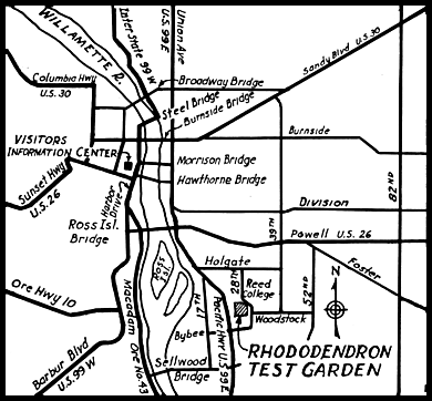 Map to ARS test garden