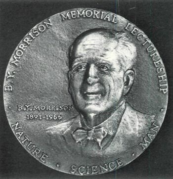 Morrison memorial lectureship medal.