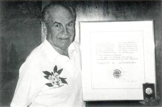 Harold Johnson Gold Medal'