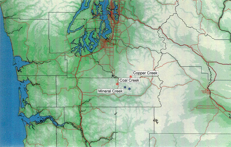 R. macrophyllum mapped by WNARSP in the
Washington Cascade Range.