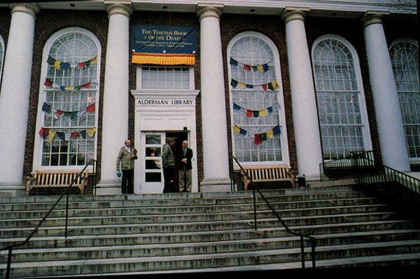 Alderman Library with Ken McDonald, 
David Lay, and Kendon Stubbs