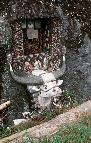 Decorated tomb in South Sulawesi