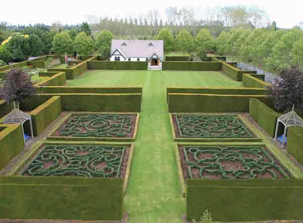 The Knot Garden and chapel
