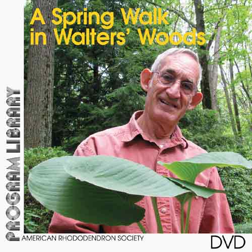 The DVD cover of Spike Walters' program 
A Spring Walk in Walters' Woods.