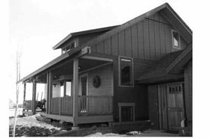 Figure 2. Laramie Test Project, photo of house