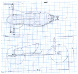 Figure 4. Graph paper with student sketches.