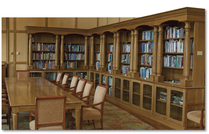 The Hollins Room, showing a portion of the Hollins Authors Collection, including the Margaret Wise Brown Collection.