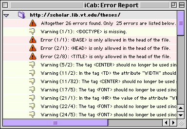 iCab error icon